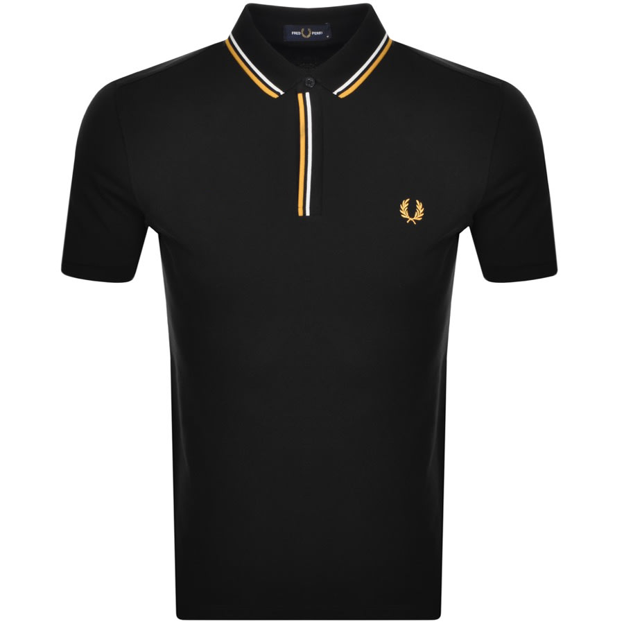 Alternative Image for ProductFred Perry Twin Tipped Polo T Shirt Black1